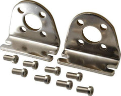 SMC PNEUMATICS - Air Cylinder Foot Mount - For 2-1/2" Air Cylinders, Use with NCGL - Apex Tool & Supply