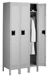 Tennsco - 3 Door, 1 Tier, Locker - Apex Tool & Supply