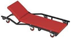 Whiteside - 570 Lb Capacity, 6 Wheel Creeper (with Adjustable Headrest) - Steel, 40" Long x 4.77" Overall Height x 17" Wide - Apex Tool & Supply