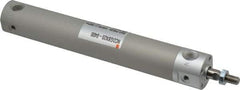 SMC PNEUMATICS - 3/4" Bore Double Acting Air Cylinder - 1/8 Port, 1/4-28 Rod Thread, 140 Max psi, 40 to 140°F - Apex Tool & Supply