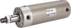 SMC PNEUMATICS - 2" Bore Double Acting Air Cylinder - 1/4 Port, 1/2-20 Rod Thread, 140 Max psi, 40 to 140°F - Apex Tool & Supply