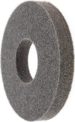 3M - 8" Diam, 1" Face Width, 3" Center Hole, Fine Grade, Silicon Carbide Deburring Wheel - Unitized, Soft Density 2 Grade - Apex Tool & Supply