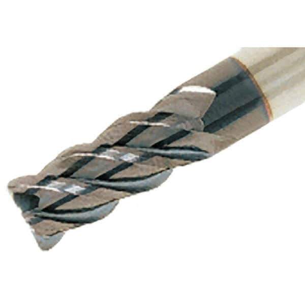 Iscar - 12mm, 4 Flute, Single End, Solid Carbide, 2mm Corner Radius End Mill - 83mm OAL, 45° Helix, Right Hand Flute, 25mm LOC, Right Hand Cut - Apex Tool & Supply