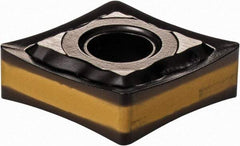 Iscar - CNMG432 PP Grade IC8250 Carbide Turning Insert - TiCN/Al2O3/TiN Finish, 80° Diamond, 1/2" Inscr Circle, 3/16" Thick, 1/32" Corner Radius - Apex Tool & Supply