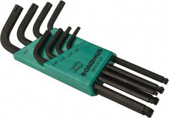 Bondhus - 8 Piece T9 to T40 L-Key Torx Key Set - T9, T40 Torx Size - Apex Tool & Supply