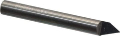 Onsrud - 60° Incl Angle, 1/4" Shank Diam, 2" OAL, 0.02" Cut Diam, Conical Engraving Cutter - 1/2" LOC, 0.02" Tip Diam, 1 Flute, Right Hand Cut, Solid Carbide, Uncoated - Apex Tool & Supply