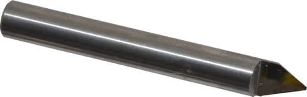 Onsrud - 60° Incl Angle, 1/4" Shank Diam, 2" OAL, 0.03" Cut Diam, Conical Engraving Cutter - 1/2" LOC, 0.03" Tip Diam, 1 Flute, Right Hand Cut, Solid Carbide, Uncoated - Apex Tool & Supply