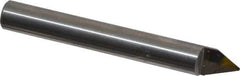 Onsrud - 60° Incl Angle, 1/4" Shank Diam, 2" OAL, 0.03" Cut Diam, Conical Engraving Cutter - 1/2" LOC, 0.03" Tip Diam, 1 Flute, Right Hand Cut, Solid Carbide, Uncoated - Apex Tool & Supply