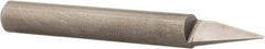 Onsrud - 30° Incl Angle, 1/4" Shank Diam, 2" OAL, 0.03" Cut Diam, Conical Engraving Cutter - 1/2" LOC, 0.03" Tip Diam, 1 Flute, Right Hand Cut, Solid Carbide, Uncoated - Apex Tool & Supply
