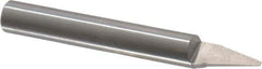 Onsrud - 30° Incl Angle, 1/4" Shank Diam, 1-1/2" OAL, 0.06" Cut Diam, Conical Engraving Cutter - 1/2" LOC, 0.06" Tip Diam, 1 Flute, Right Hand Cut, Solid Carbide, AlTiN Finish - Apex Tool & Supply