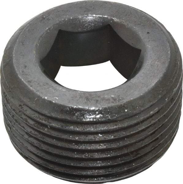 Value Collection - 1-11-1/2, 3/4" OAL, Alloy Steel Socket Pressure Plug - Uncoated, 3/4" Taper per Foot, 5/8" Hex Key - Apex Tool & Supply