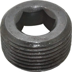 Value Collection - 1-11-1/2, 3/4" OAL, Alloy Steel Socket Pressure Plug - Uncoated, 3/4" Taper per Foot, 5/8" Hex Key - Apex Tool & Supply