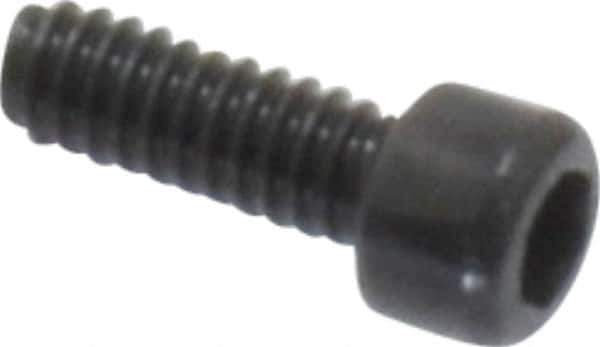 Value Collection - #0-80 UNF Hex Socket Drive, Socket Cap Screw - Alloy Steel, Black Oxide Finish, Fully Threaded, 3/16" Length Under Head - Apex Tool & Supply