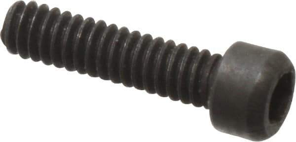 Value Collection - #0-80 UNF Hex Socket Drive, Socket Cap Screw - Alloy Steel, Black Oxide Finish, Fully Threaded, 1/4" Length Under Head - Apex Tool & Supply