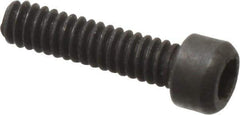 Value Collection - #0-80 UNF Hex Socket Drive, Socket Cap Screw - Alloy Steel, Black Oxide Finish, Fully Threaded, 1/4" Length Under Head - Apex Tool & Supply