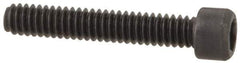 Value Collection - #0-80 UNF Hex Socket Drive, Socket Cap Screw - Alloy Steel, Black Oxide Finish, Fully Threaded, 3/8" Length Under Head - Apex Tool & Supply