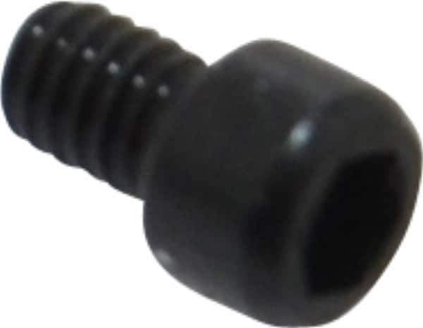 Value Collection - #1-72 UNF Hex Socket Drive, Socket Cap Screw - Alloy Steel, Black Oxide Finish, Fully Threaded, 1/8" Length Under Head - Apex Tool & Supply