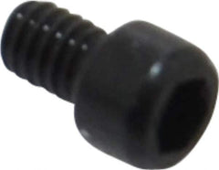 Value Collection - #1-72 UNF Hex Socket Drive, Socket Cap Screw - Alloy Steel, Black Oxide Finish, Fully Threaded, 1/8" Length Under Head - Apex Tool & Supply