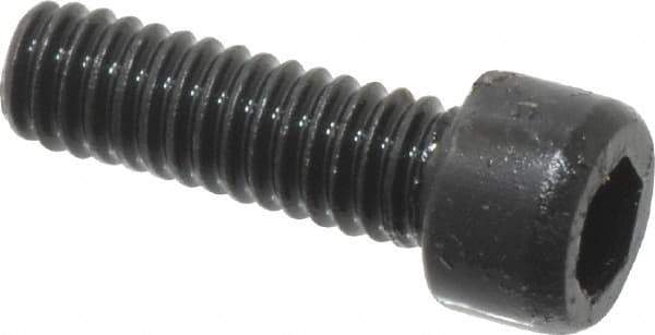 Value Collection - #1-72 UNF Hex Socket Drive, Socket Cap Screw - Alloy Steel, Black Oxide Finish, Fully Threaded, 1/4" Length Under Head - Apex Tool & Supply