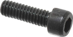 Value Collection - #1-72 UNF Hex Socket Drive, Socket Cap Screw - Alloy Steel, Black Oxide Finish, Fully Threaded, 1/4" Length Under Head - Apex Tool & Supply