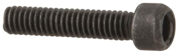 Value Collection - #1-72 UNF Hex Socket Drive, Socket Cap Screw - Alloy Steel, Black Oxide Finish, Fully Threaded, 3/8" Length Under Head - Apex Tool & Supply