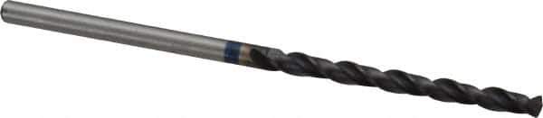 Accupro - #41 120° Cobalt Jobber Drill - TiAlN Finish, Right Hand Cut, Spiral Flute, Straight Shank, 57mm OAL, Split Point - Apex Tool & Supply