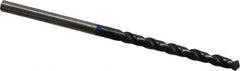 Accupro - #34 120° Cobalt Jobber Drill - TiAlN Finish, Right Hand Cut, Spiral Flute, Straight Shank, 61mm OAL, Split Point - Apex Tool & Supply