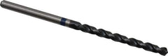 Accupro - #31 120° Cobalt Jobber Drill - TiAlN Finish, Right Hand Cut, Spiral Flute, Straight Shank, 65mm OAL, Split Point - Apex Tool & Supply