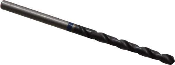 Accupro - #27 120° Cobalt Jobber Drill - TiAlN Finish, Right Hand Cut, Spiral Flute, Straight Shank, 70mm OAL, Split Point - Apex Tool & Supply