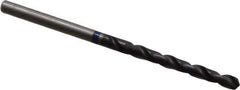 Accupro - #27 120° Cobalt Jobber Drill - TiAlN Finish, Right Hand Cut, Spiral Flute, Straight Shank, 70mm OAL, Split Point - Apex Tool & Supply
