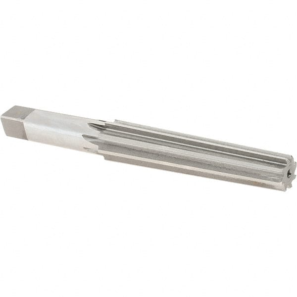 Alvord Polk - 0.57" Small End, 0.744" Large End, Straight Shank, 3-1/2" Flute, 2MT Morse Taper Reamer - Apex Tool & Supply