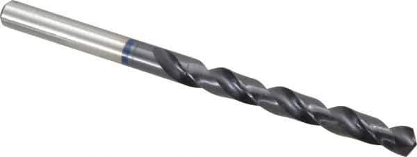 Accupro - 6.8mm 120° Cobalt Jobber Drill - TiAlN Finish, Right Hand Cut, Spiral Flute, Straight Shank, 109mm OAL, Faceted Point - Apex Tool & Supply