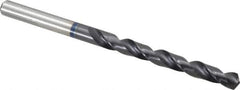 Accupro - 6.8mm 120° Cobalt Jobber Drill - TiAlN Finish, Right Hand Cut, Spiral Flute, Straight Shank, 109mm OAL, Faceted Point - Apex Tool & Supply