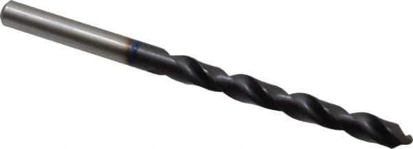 Accupro - Letter I 120° Cobalt Jobber Drill - TiAlN Finish, Right Hand Cut, Spiral Flute, Straight Shank, 109mm OAL, Faceted Point - Apex Tool & Supply