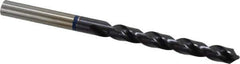 Accupro - 9/32" 120° Cobalt Jobber Drill - TiAlN Finish, Right Hand Cut, Spiral Flute, Straight Shank, 109mm OAL, Faceted Point - Apex Tool & Supply