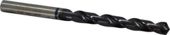 Accupro - 21/64" 120° Cobalt Jobber Drill - TiAlN Finish, Right Hand Cut, Spiral Flute, Straight Shank, 117mm OAL, Faceted Point - Apex Tool & Supply