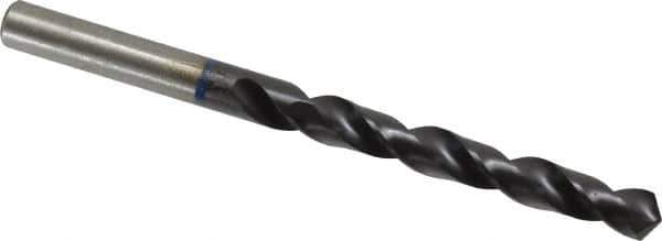 Accupro - 23/64" 120° Cobalt Jobber Drill - TiAlN Finish, Right Hand Cut, Spiral Flute, Straight Shank, 125mm OAL, Faceted Point - Apex Tool & Supply