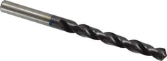 Accupro - 23/64" 120° Cobalt Jobber Drill - TiAlN Finish, Right Hand Cut, Spiral Flute, Straight Shank, 125mm OAL, Faceted Point - Apex Tool & Supply