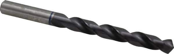 Accupro - 29/64" 120° Cobalt Jobber Drill - TiAlN Finish, Right Hand Cut, Spiral Flute, Straight Shank, 142mm OAL, Faceted Point - Apex Tool & Supply
