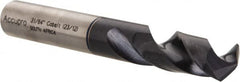 Accupro - 31/64" 120° Spiral Flute Cobalt Screw Machine Drill Bit - Apex Tool & Supply