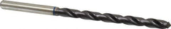 Accupro - 13/32", 118° Point, Spiral Flute, Vanadium High Speed Steel Taper Length Drill Bit - TiAlN Finish, 121mm Flute Length, 184mm OAL - Apex Tool & Supply