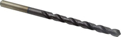 Accupro - 7/16", 118° Point, Spiral Flute, Vanadium High Speed Steel Taper Length Drill Bit - TiAlN Finish, 128mm Flute Length, 195mm OAL - Apex Tool & Supply