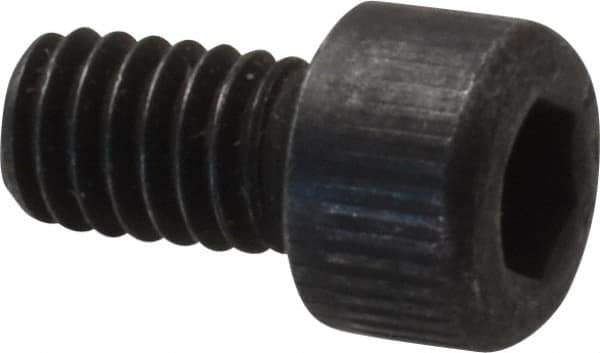 Value Collection - #6-40 UNF Hex Socket Drive, Socket Cap Screw - Alloy Steel, Black Oxide Finish, Fully Threaded, 1/4" Length Under Head - Apex Tool & Supply