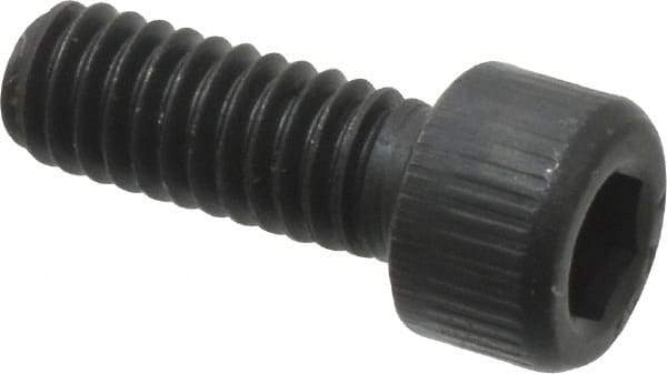 Value Collection - #6-40 UNF Hex Socket Drive, Socket Cap Screw - Alloy Steel, Black Oxide Finish, Fully Threaded, 3/8" Length Under Head - Apex Tool & Supply