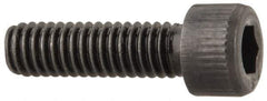 Value Collection - #6-40 UNF Hex Socket Drive, Socket Cap Screw - Alloy Steel, Black Oxide Finish, Fully Threaded, 1/2" Length Under Head - Apex Tool & Supply