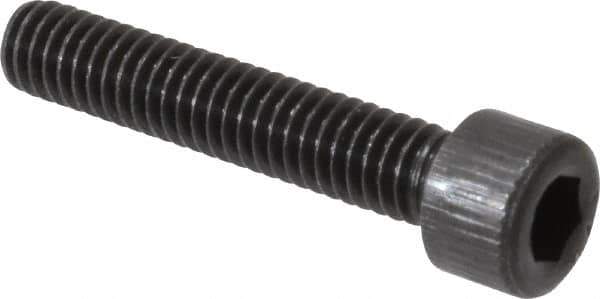 Value Collection - #6-40 UNF Hex Socket Drive, Socket Cap Screw - Alloy Steel, Black Oxide Finish, Fully Threaded, 3/4" Length Under Head - Apex Tool & Supply