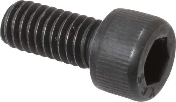 Value Collection - #8-36 UNF Hex Socket Drive, Socket Cap Screw - Alloy Steel, Black Oxide Finish, Fully Threaded, 3/8" Length Under Head - Apex Tool & Supply