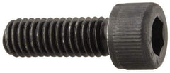 Value Collection - #8-36 UNF Hex Socket Drive, Socket Cap Screw - Alloy Steel, Black Oxide Finish, Fully Threaded, 1/2" Length Under Head - Apex Tool & Supply