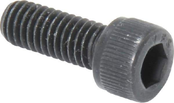 Value Collection - #10-32 UNF Hex Socket Drive, Socket Cap Screw - Alloy Steel, Black Oxide Finish, Fully Threaded, 1/2" Length Under Head - Apex Tool & Supply