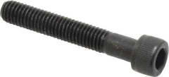 Value Collection - #10-32 UNF Hex Socket Drive, Socket Cap Screw - Alloy Steel, Black Oxide Finish, Partially Threaded, 1-1/4" Length Under Head - Apex Tool & Supply
